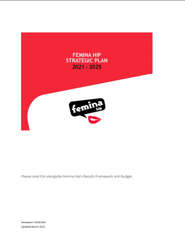 Femina Hip Strategic Plan 2021 - 2025